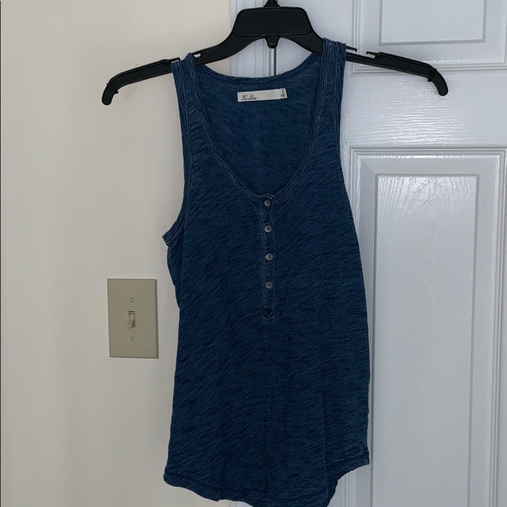 Madewell hi line button tank